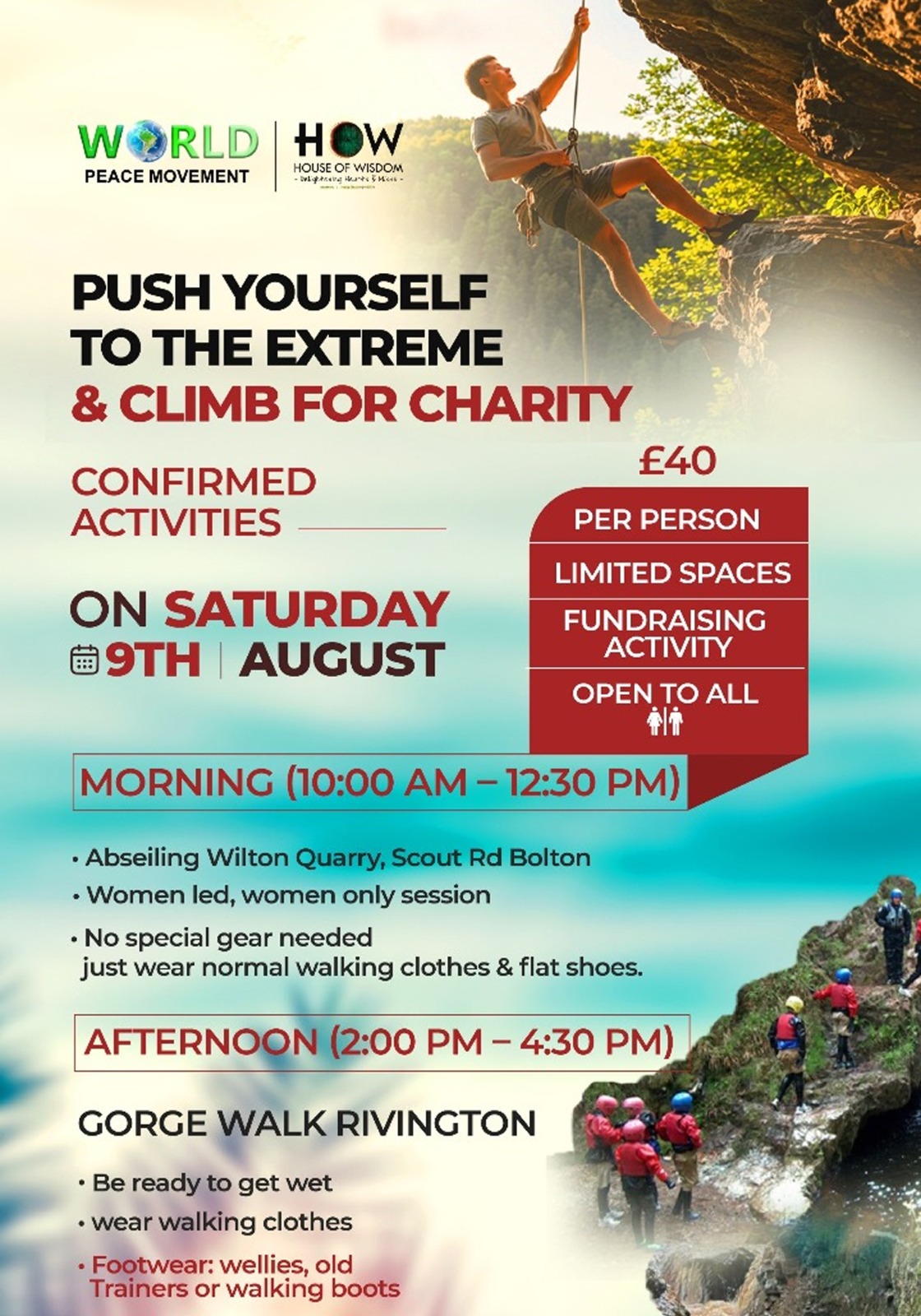 Image representing the event: Climb For Charity